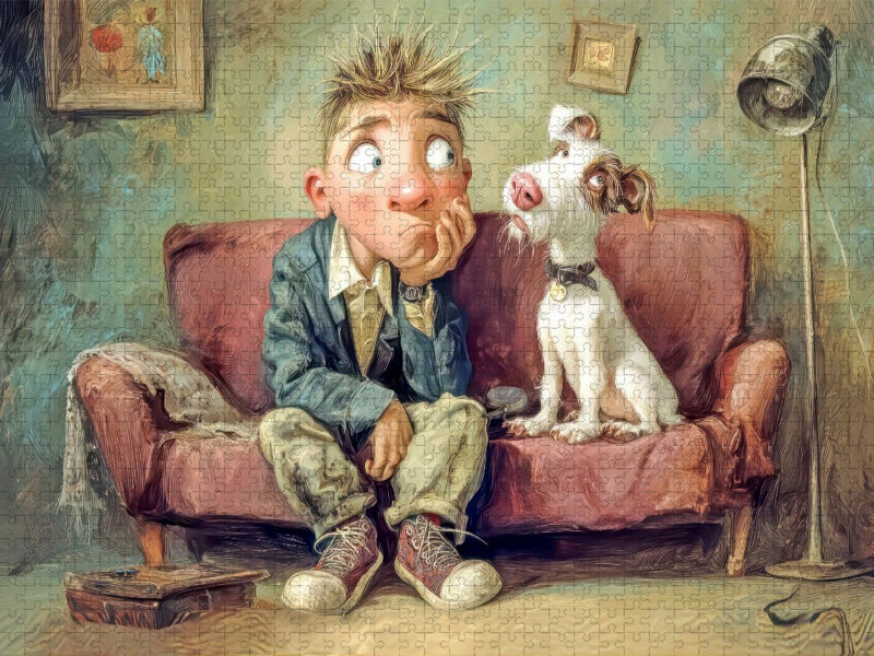 Amüsante Karikaturen - CALVENDO Foto-Puzzle'