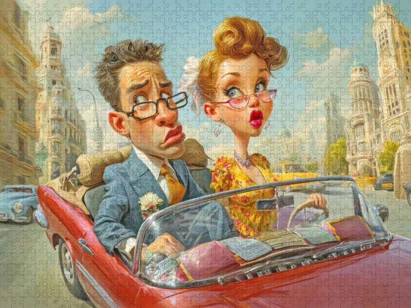 Amüsante Karikaturen - CALVENDO Foto-Puzzle'