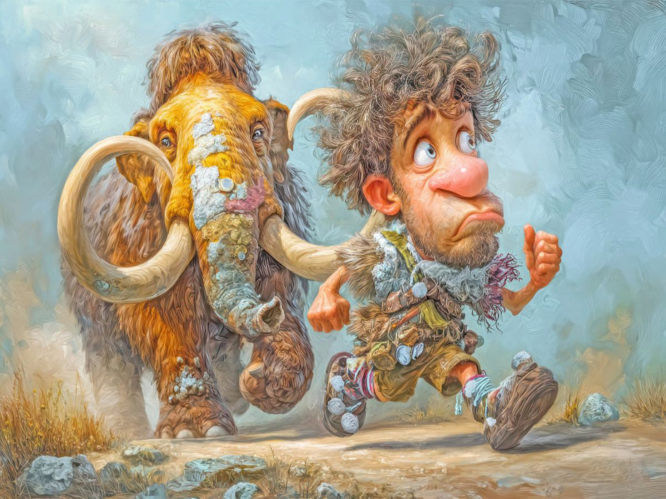 Amüsante Karikaturen - CALVENDO Foto-Puzzle'