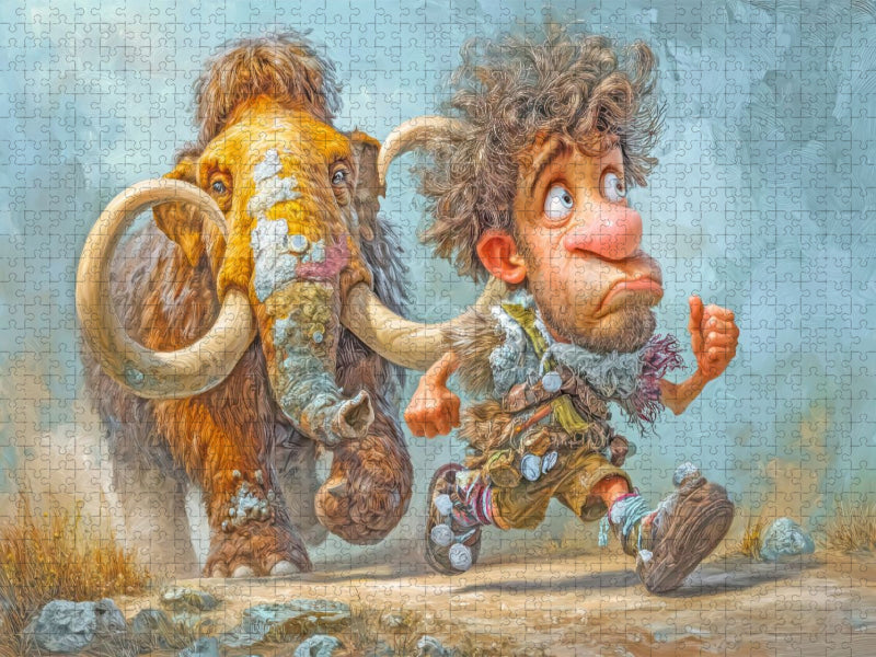 Amüsante Karikaturen - CALVENDO Foto-Puzzle'