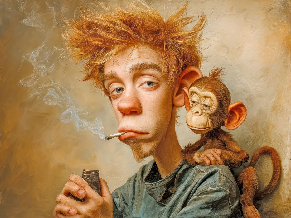 Amüsante Karikaturen - CALVENDO Foto-Puzzle'