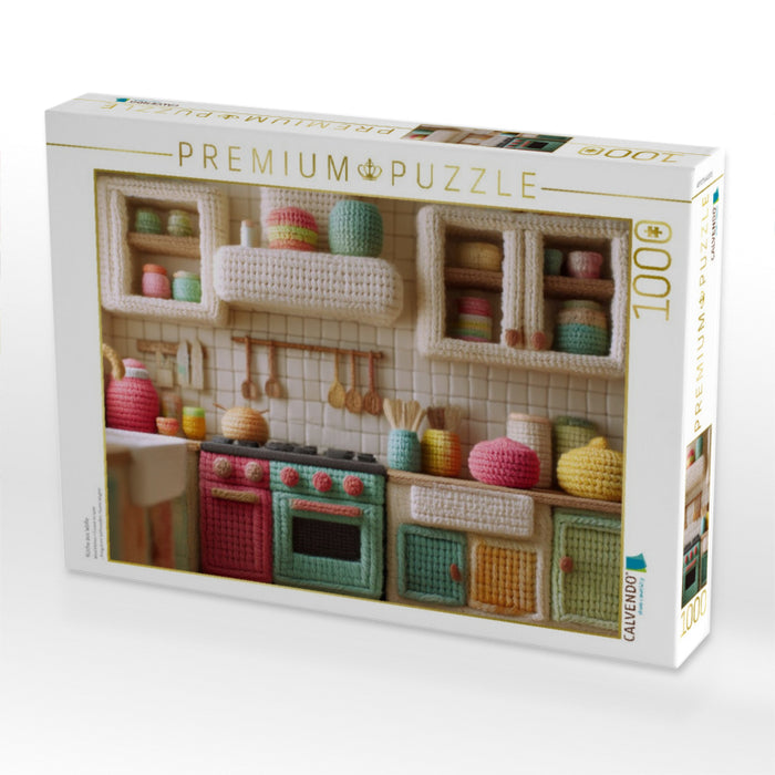Küche aus Wolle - CALVENDO Foto-Puzzle'