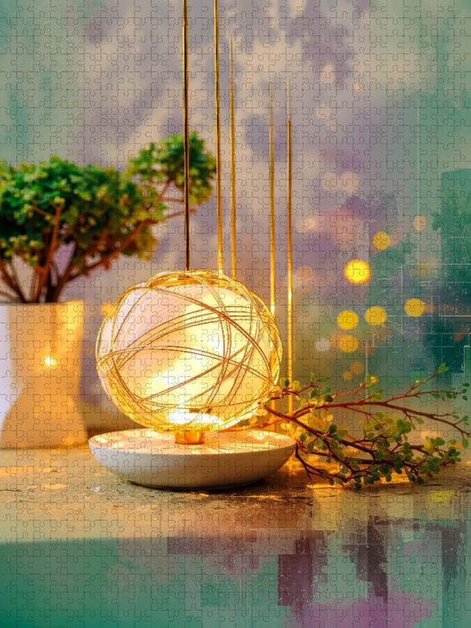 Ein sanfter Übergang aus Licht und Farbe - CALVENDO Foto-Puzzle'
