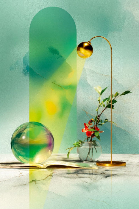 Premium Textil-Leinwand Licht, das verzaubert