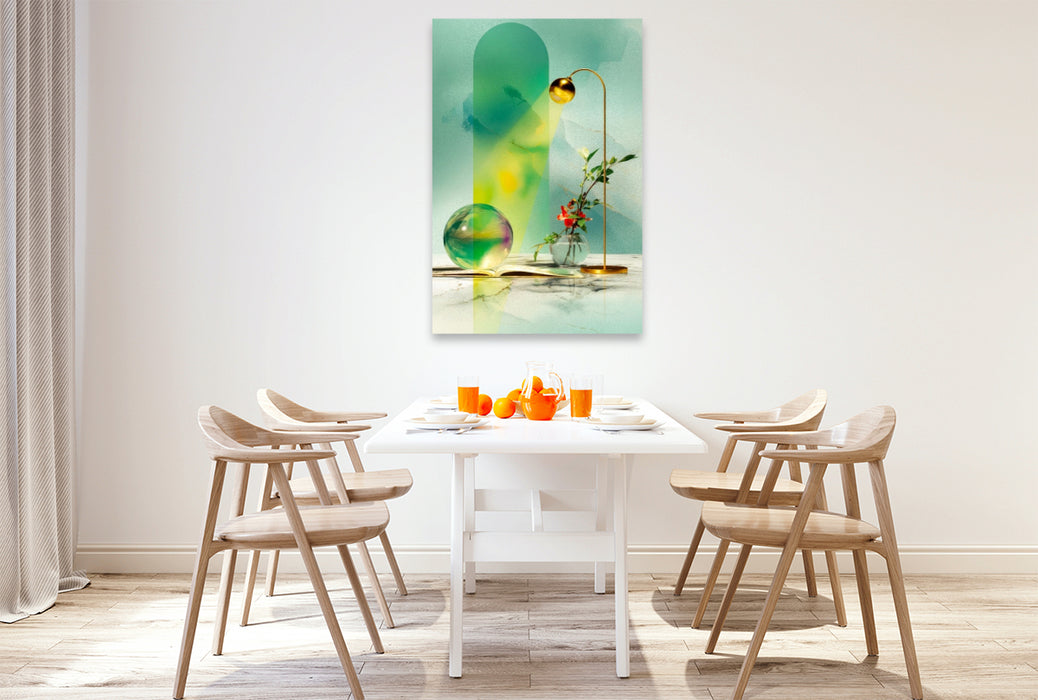 Premium Textil-Leinwand Licht, das verzaubert