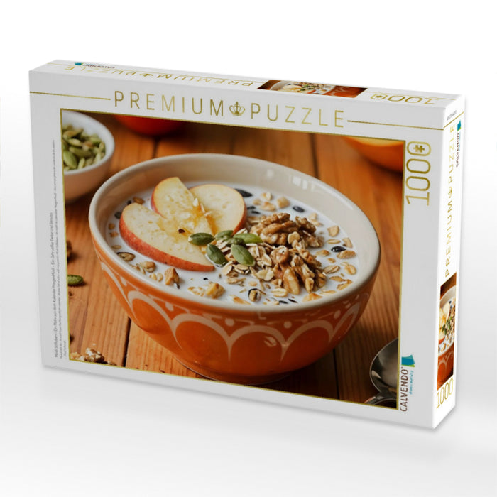 Müsli Stillleben - Ein Motiv aus dem Kalender MorgenMüsli - Ein Jahr voller Farbe und Genuss - CALVENDO Foto-Puzzle'