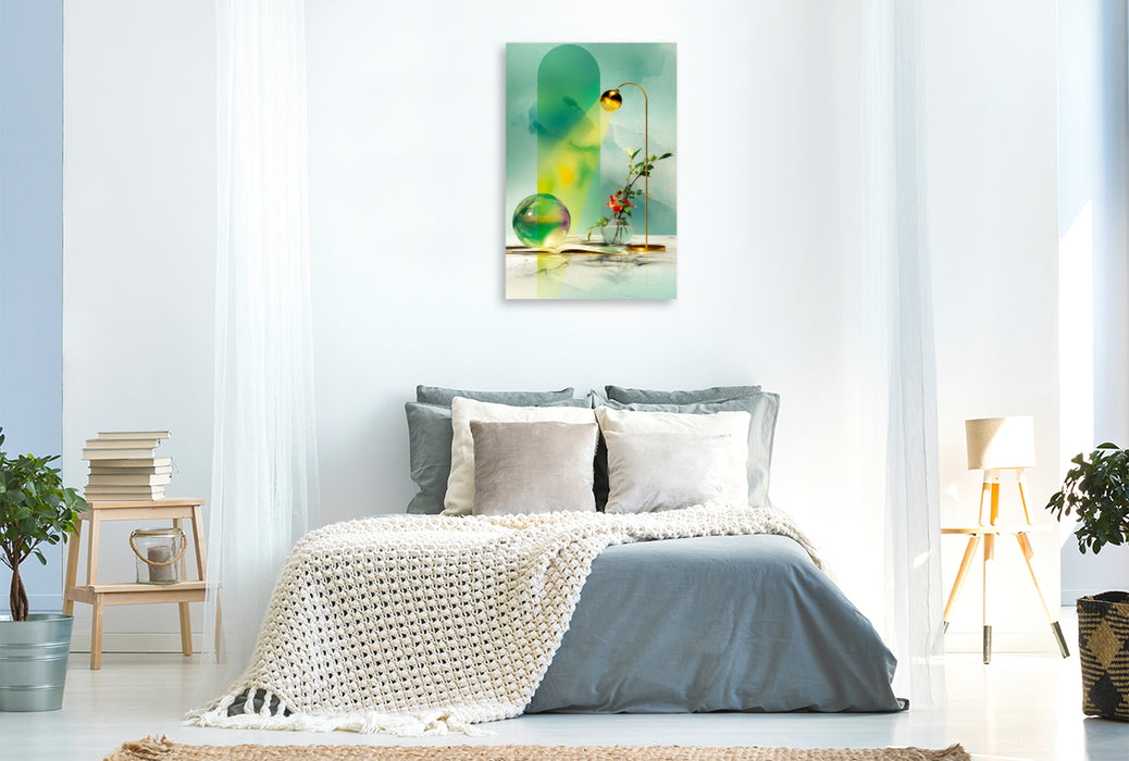 Premium Textil-Leinwand Licht, das verzaubert