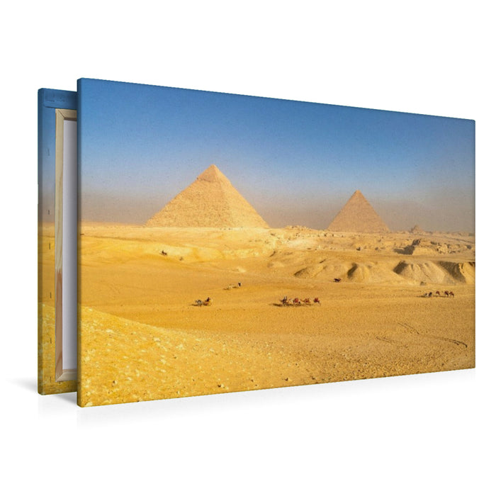 Premium Textil-Leinwand Die Pyramiden