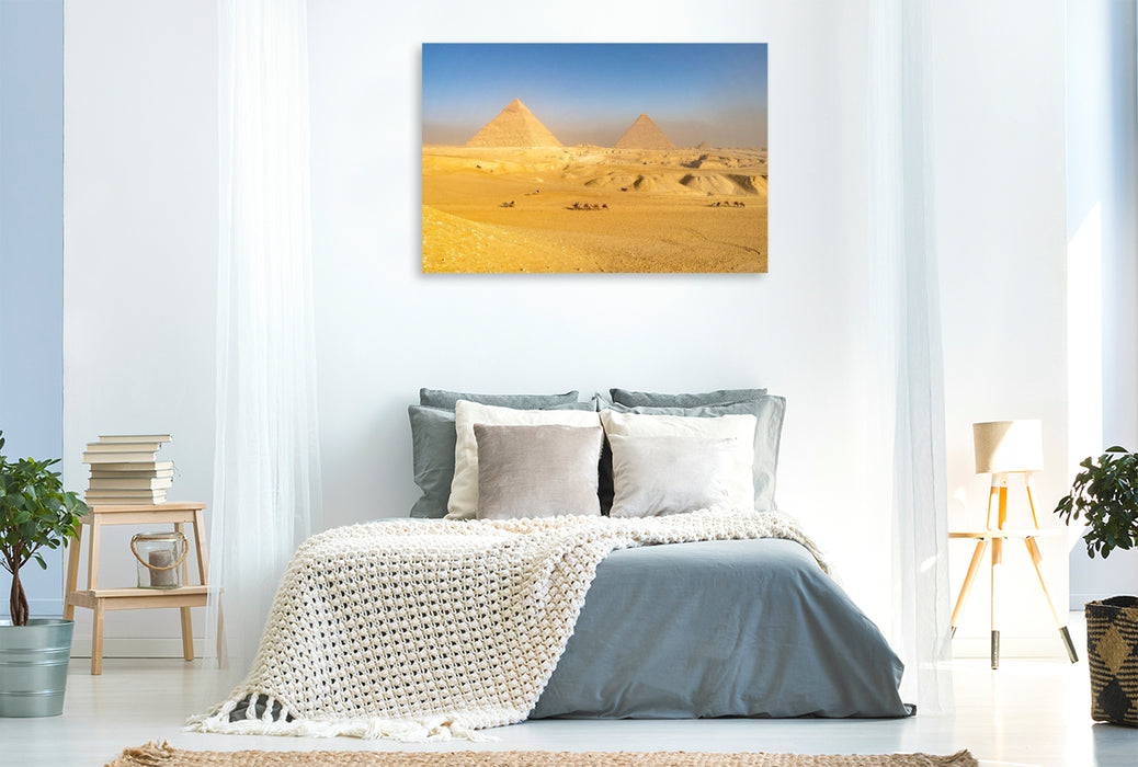 Premium Textil-Leinwand Die Pyramiden