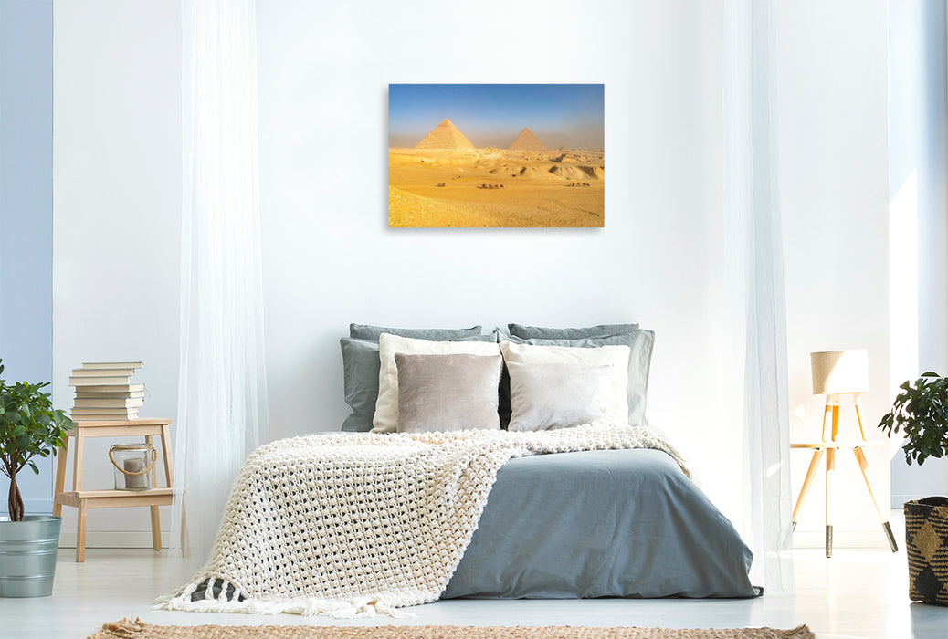 Premium Textil-Leinwand Die Pyramiden