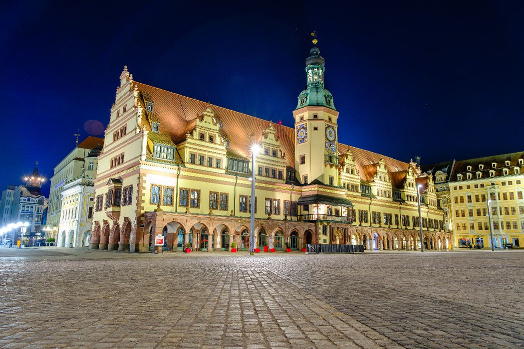 Premium Textil-Leinwand Altes Rathaus