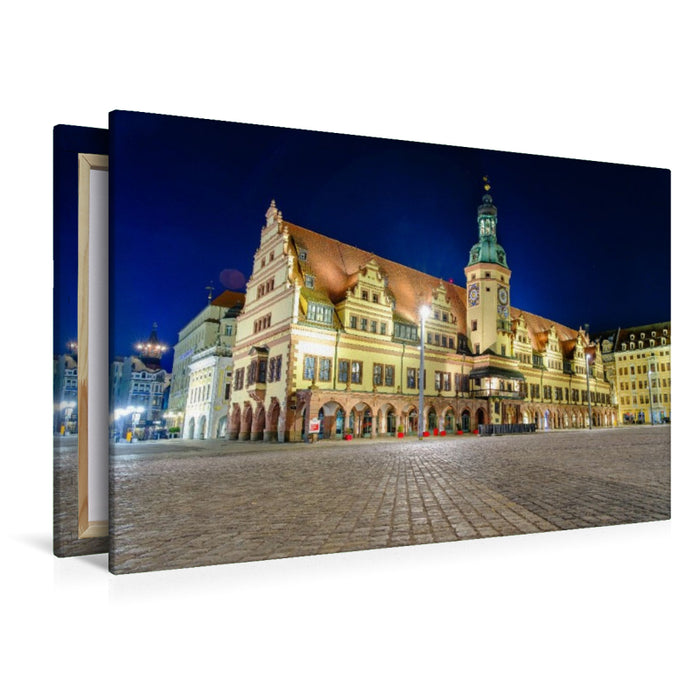 Premium Textil-Leinwand Altes Rathaus