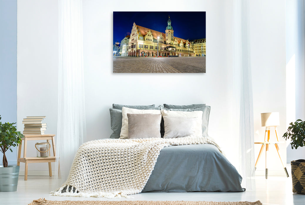 Premium Textil-Leinwand Altes Rathaus