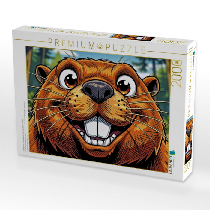 Ein Motiv aus dem Kalender Lustige Biber - Comic - CALVENDO Foto-Puzzle'