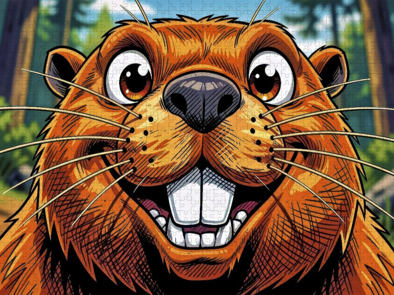 Ein Motiv aus dem Kalender Lustige Biber - Comic - CALVENDO Foto-Puzzle'