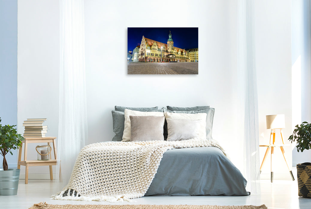 Premium Textil-Leinwand Altes Rathaus