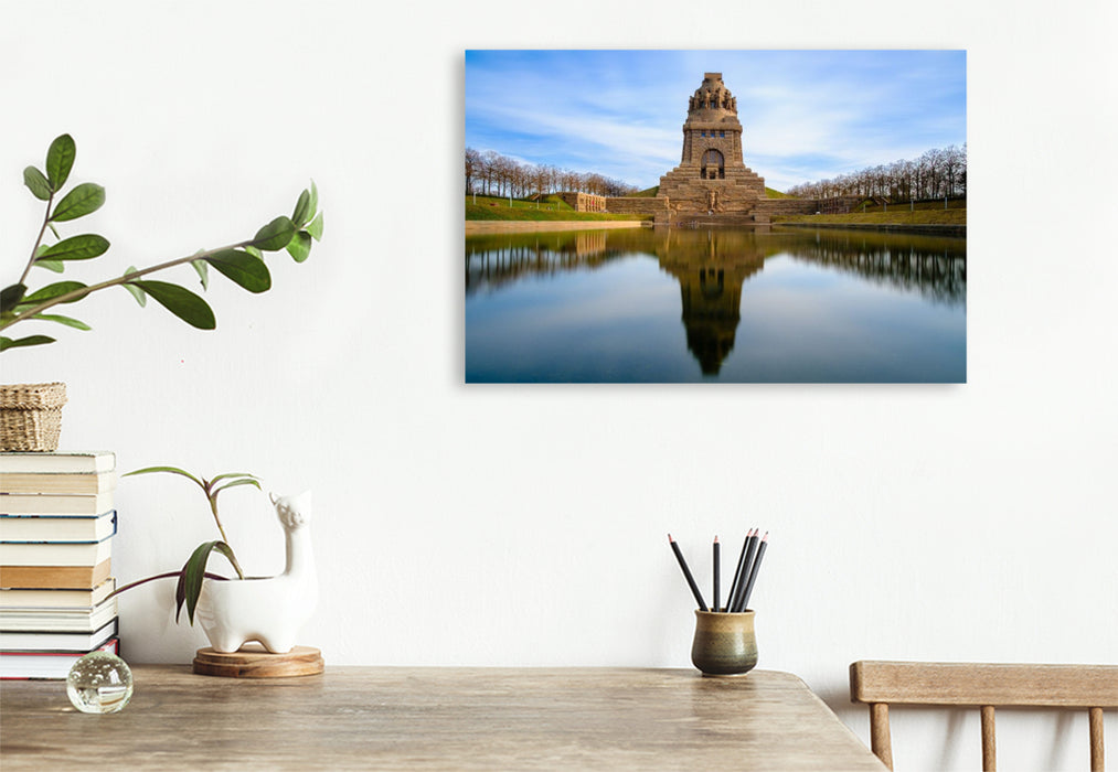 Premium Textil-Leinwand Völkerschlachtdenkmal