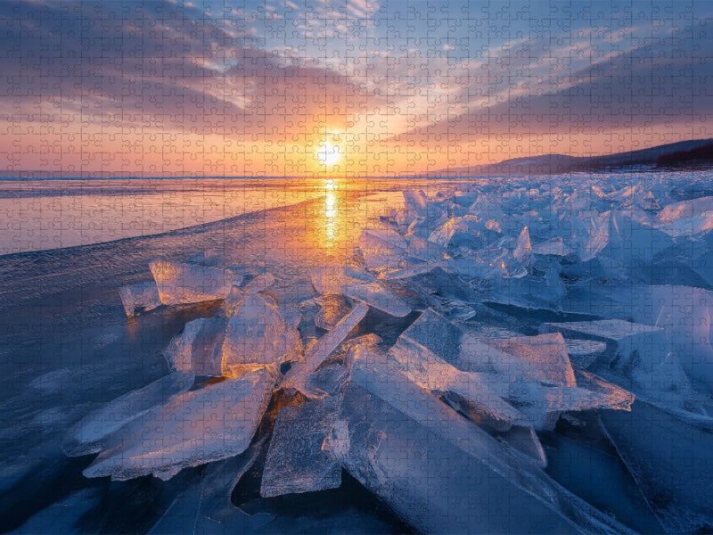 Klarheit entsteht in der Kälte - CALVENDO Foto-Puzzle'
