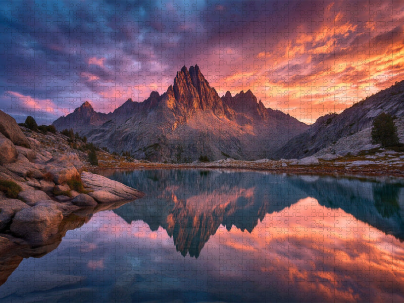 Erreiche, was über dir strahlt - CALVENDO Foto-Puzzle'