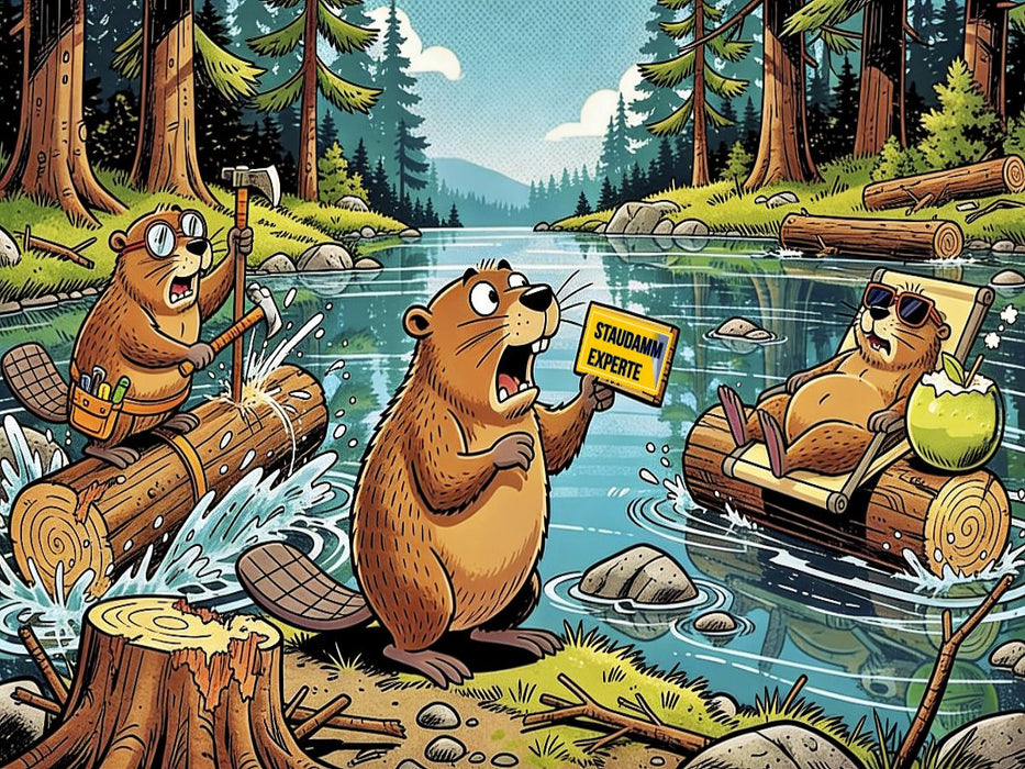 Nimm den Biber – der hat immer einen Plan. - CALVENDO Foto-Puzzle'