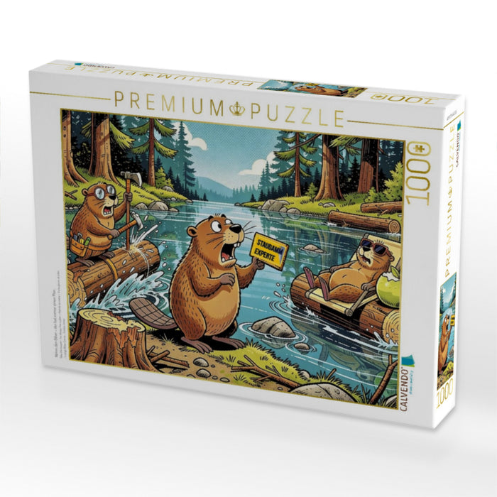 Nimm den Biber – der hat immer einen Plan. - CALVENDO Foto-Puzzle'