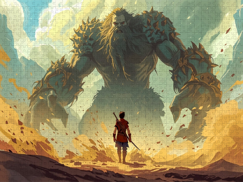 Ein Motiv aus dem Kalender David gegen Goliath – Mut besiegt Stärke - CALVENDO Foto-Puzzle'