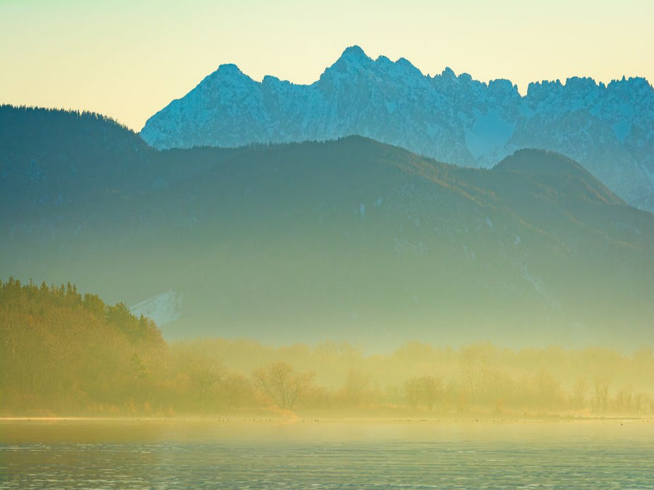 Winterabend am Chiemsee - CALVENDO Foto-Puzzle'