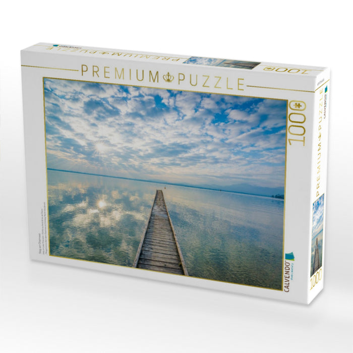 Steg am Chiemsee - CALVENDO Foto-Puzzle'