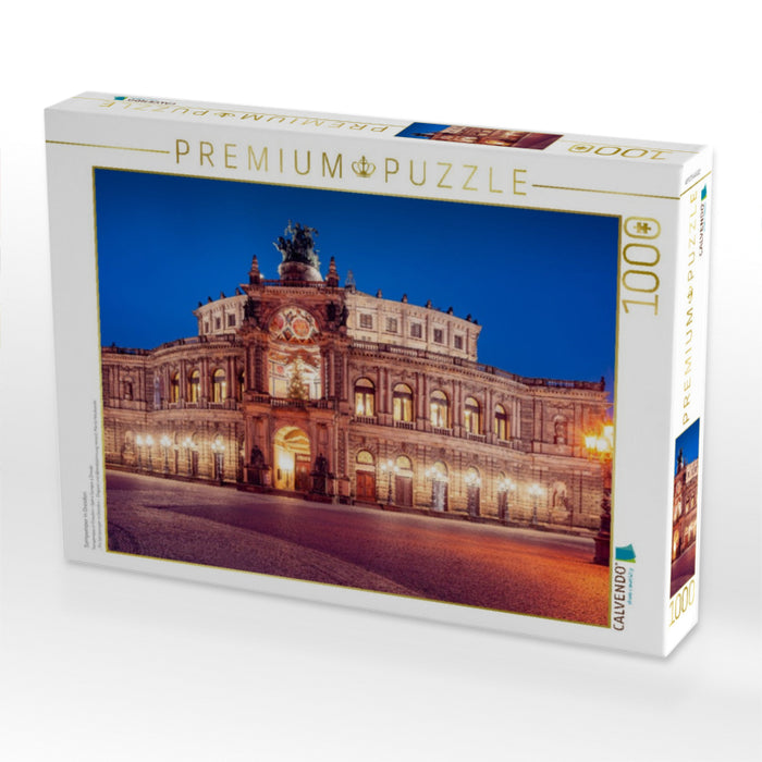 Semperoper in Dresden - CALVENDO Foto-Puzzle'