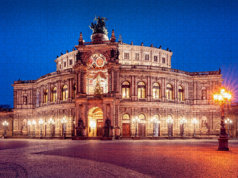 Semperoper in Dresden - CALVENDO Foto-Puzzle'