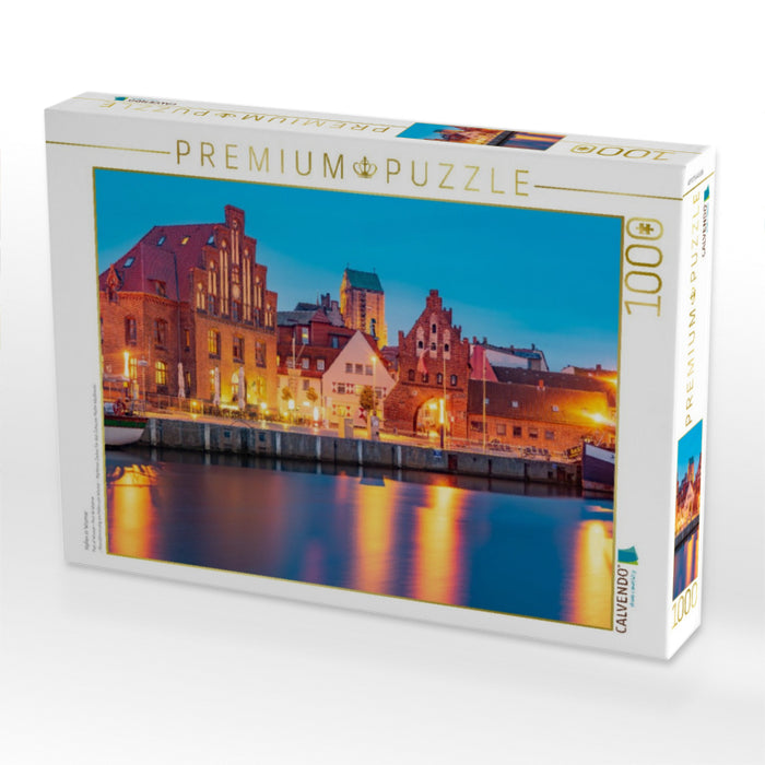 Hafen in Wismar - CALVENDO Foto-Puzzle'