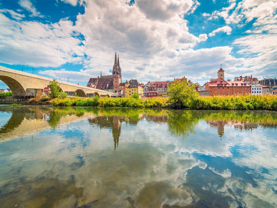 Sommer in Regensburg - CALVENDO Foto-Puzzle'