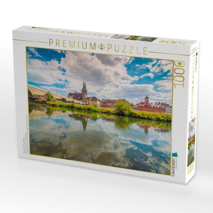 Sommer in Regensburg - CALVENDO Foto-Puzzle'