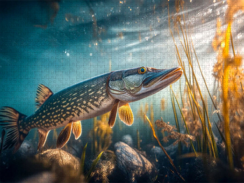 Ein Hauch von Unterwasserwildnis - CALVENDO Foto-Puzzle'