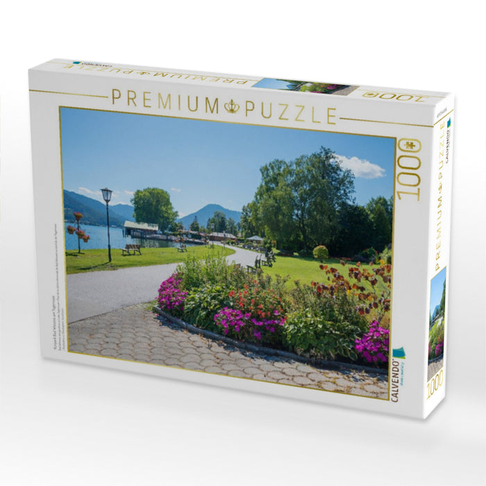 Kurpark Bad Wiessee am Tegernsee - CALVENDO Foto-Puzzle'