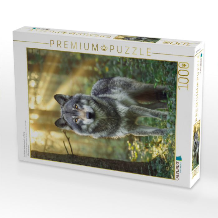 Im Herzen der Natur wacht ein König - CALVENDO Foto-Puzzle'