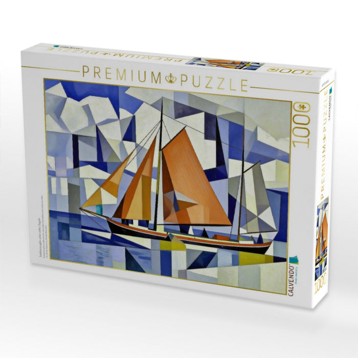 Traditionssegler unter vollen Segeln - CALVENDO Foto-Puzzle'