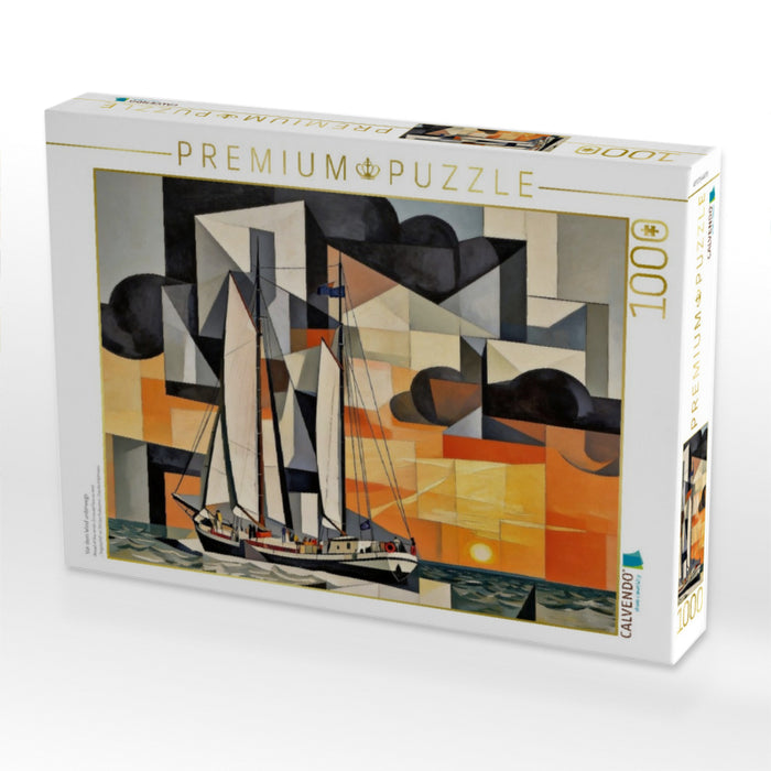Vor dem Wind unterwegs - CALVENDO Foto-Puzzle'