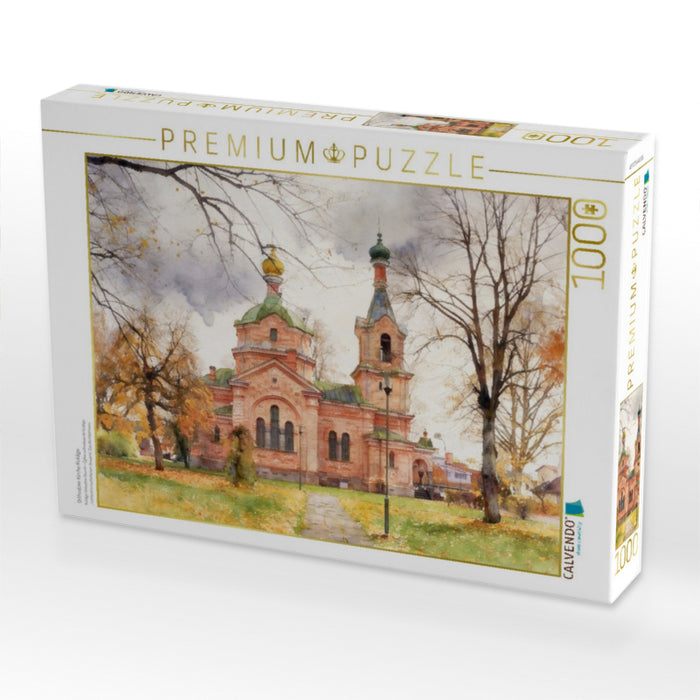 Orthodoxe Kirche Kuldiga - CALVENDO Foto-Puzzle'