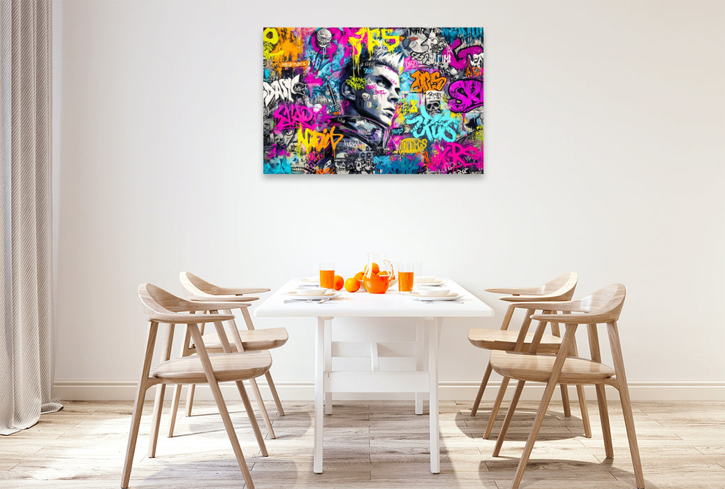 Premium Textil-Leinwand Future on Walls