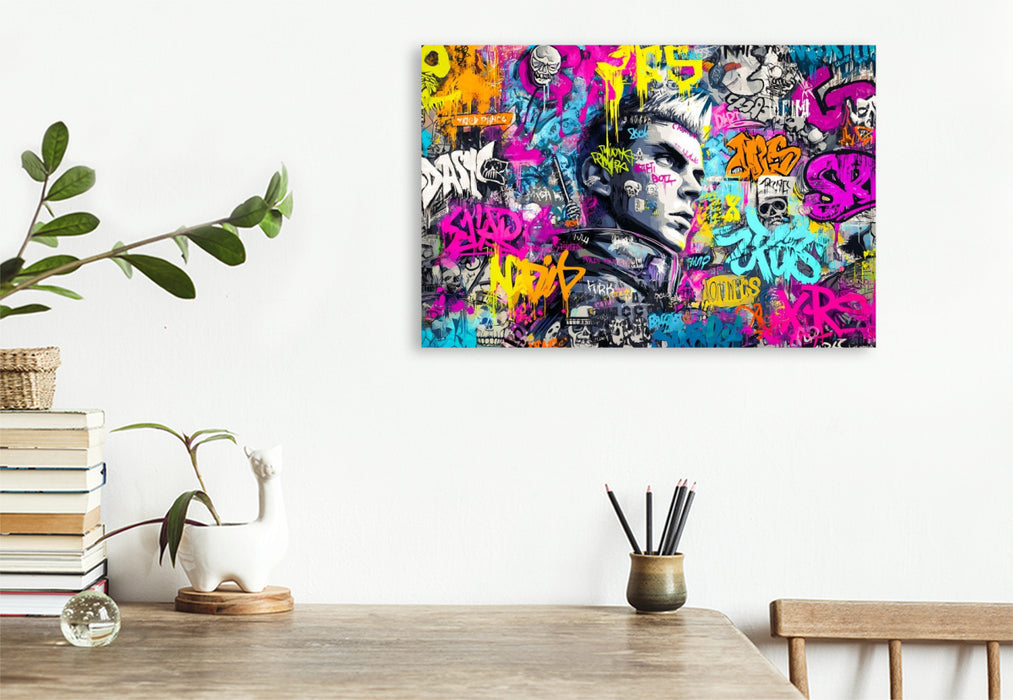 Premium Textil-Leinwand Future on Walls