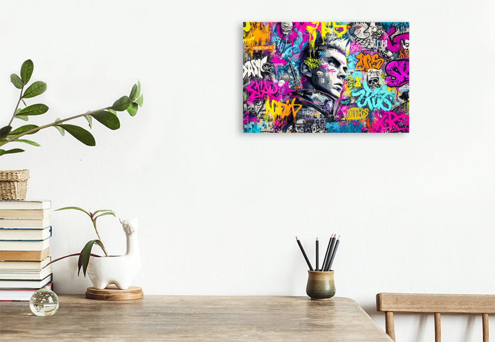Premium Textil-Leinwand Future on Walls