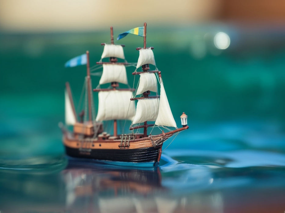 Reise in Miniatur mit dem Segelschiff - CALVENDO Foto-Puzzle'