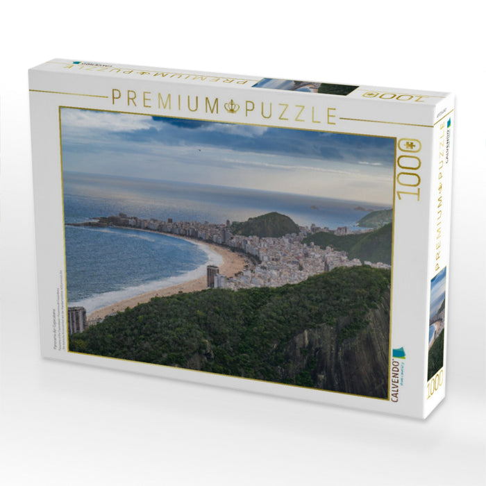 Panorama der Copacabana - CALVENDO Foto-Puzzle'