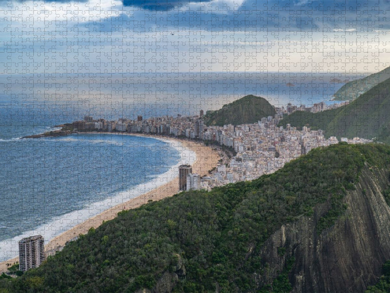 Panorama der Copacabana - CALVENDO Foto-Puzzle'