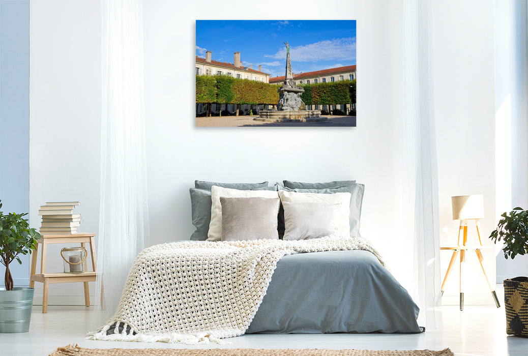 Premium Textil-Leinwand Place d'Alliance, Nancy