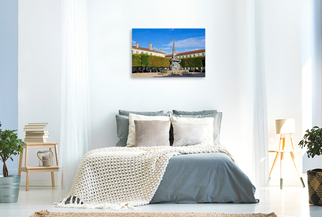 Premium Textil-Leinwand Place d'Alliance, Nancy