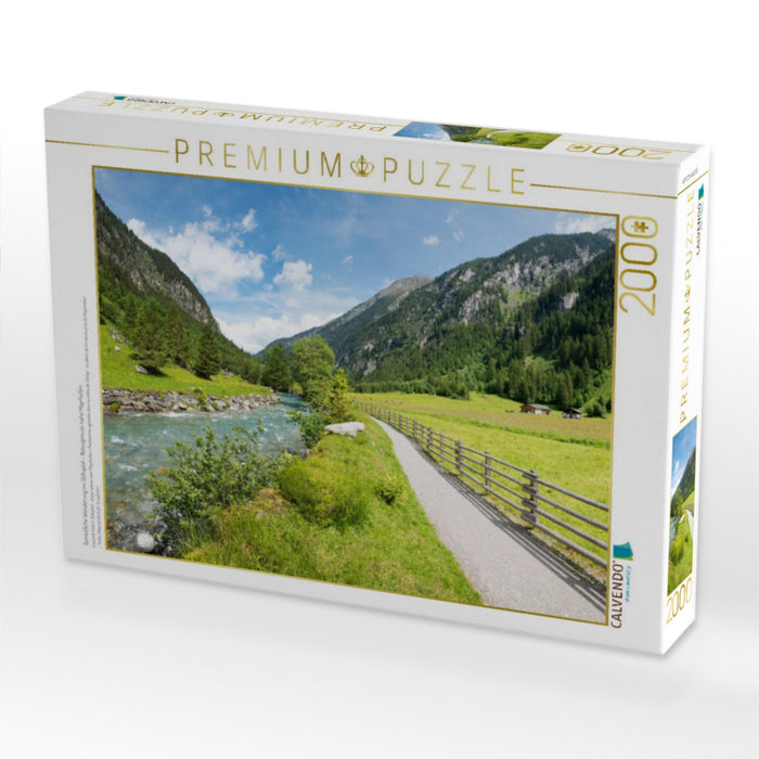 Gemütliche Wanderung im Stilluptal – Naturgenuss nahe Mayrhofen - CALVENDO Foto-Puzzle'