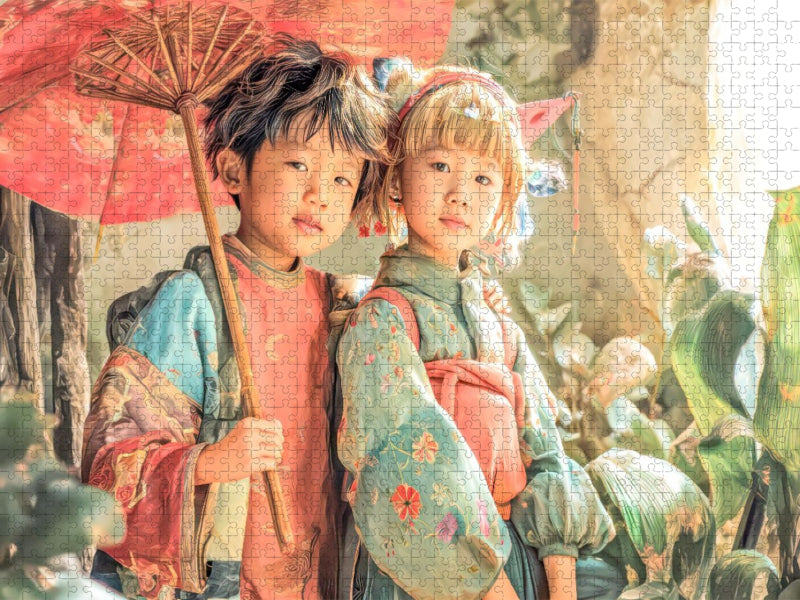 Japanische Anime - CALVENDO Foto-Puzzle'