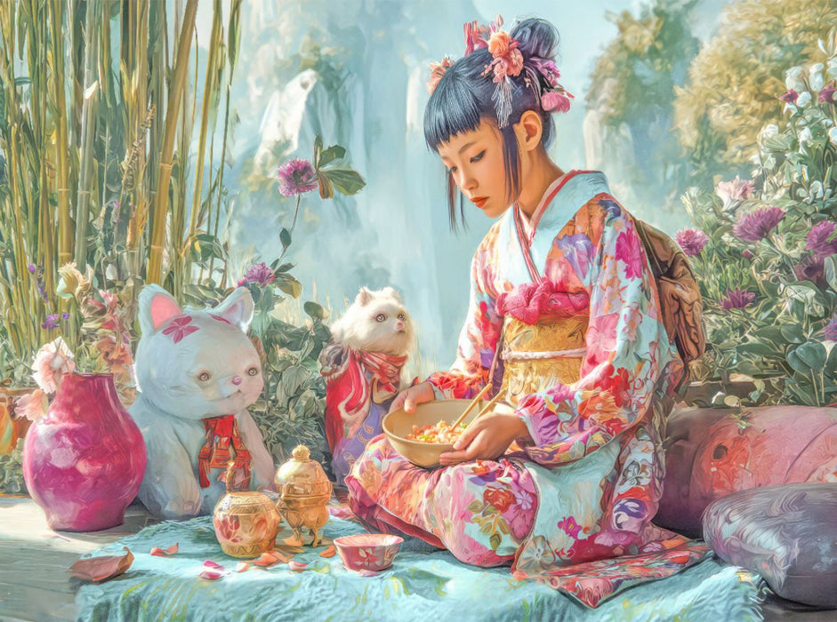 Japanische Anime - CALVENDO Foto-Puzzle'
